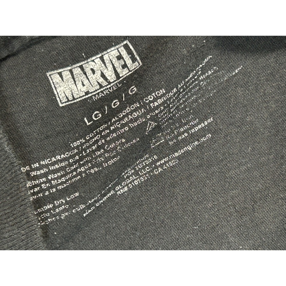 Marvel Womens Spiderman Graphic Tee Size L Raw Hem Cropped Y2K Edgy Alt-street - Picture 7 of 7